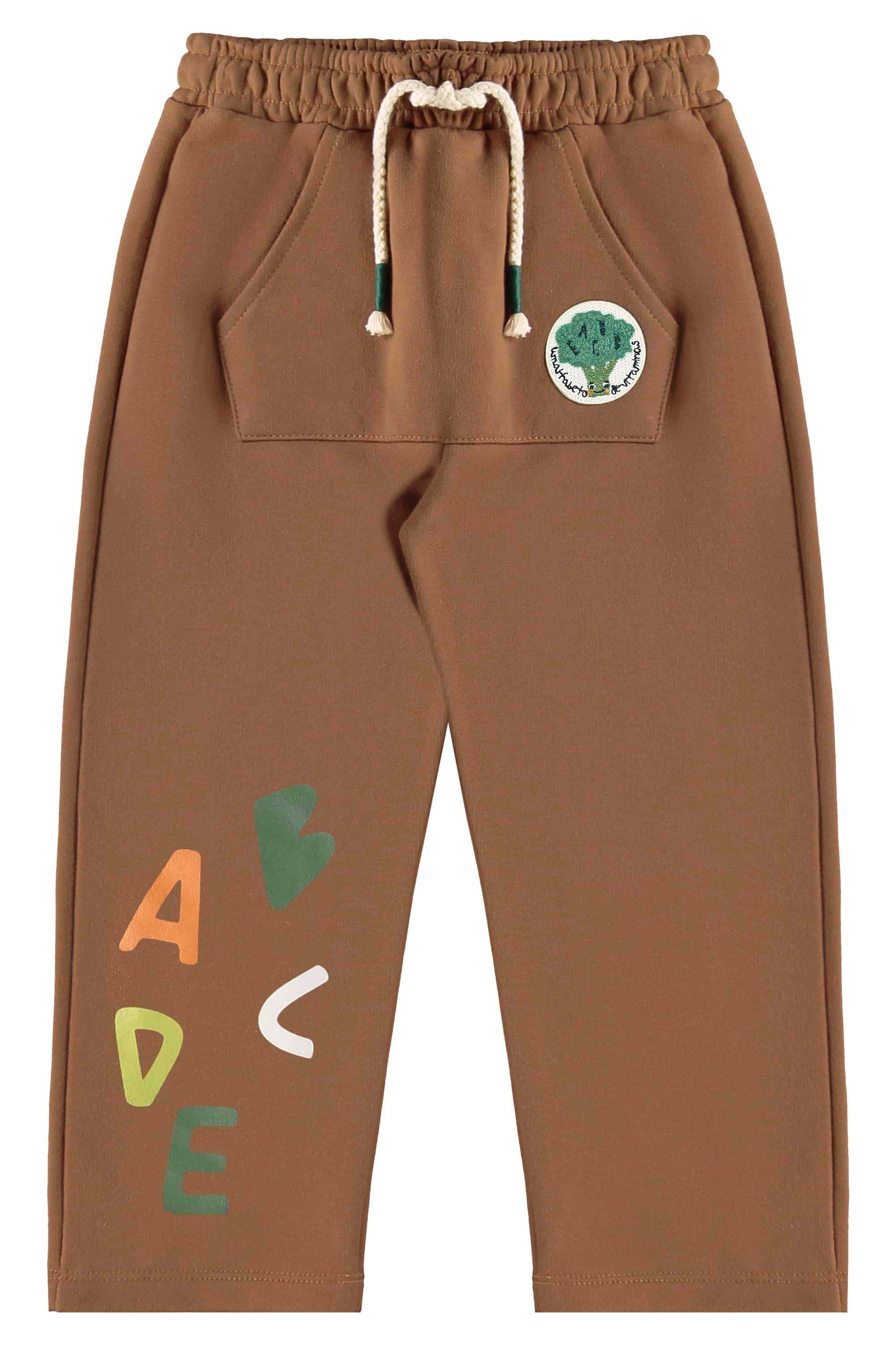 Conjunto Vegetais Infantil Masculino com Blusão e Calça (Verde) Três e Já - Imagem 4